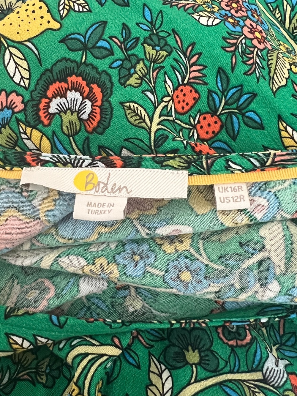 Boden Sienna Floral Print Tea Midi Dress Size 12 - Picture 7 of 16